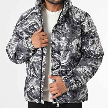 Frilivin - Abrigo azul marino beige