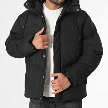 Frilivin - Chaqueta negra con capucha