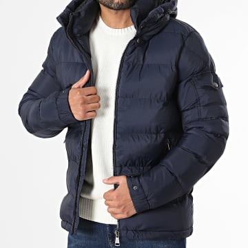Frilivin - Chaqueta azul marino con capucha