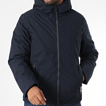 KZR - Veste Zippée Capuche Bleu Marine
