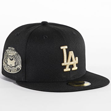 New Era - Gorra ajustada Coops Metallic 59Fifty LA 60580712 Black Gold