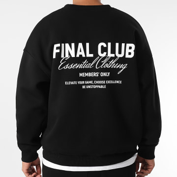 Final Club - Sudadera Big Back Crewneck Negro