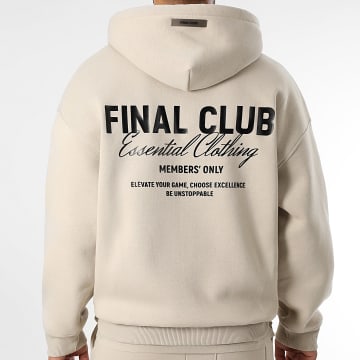 Final Club - Sudadera con capucha Big Back Beige