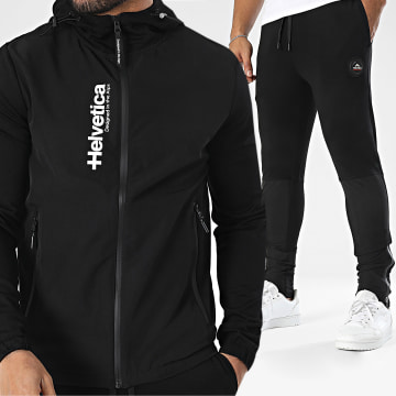 Helvetica - Beta Black Track Suit
