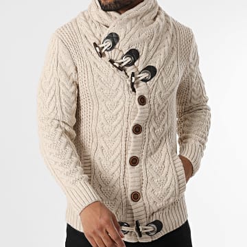 Classic Series - Gilet Col Amplified Beige