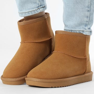 Only - Boots Femme Feodora Teddy Lined Brownie