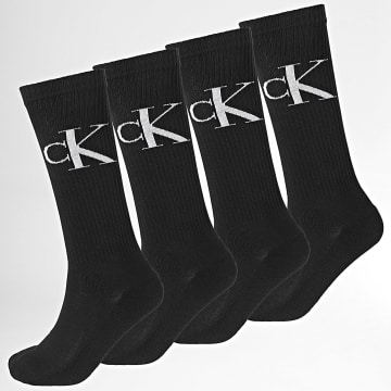 Calvin Klein - Lote de 4 pares de calcetines 701232676 Negro