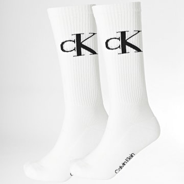 Calvin Klein - Lote de 2 pares de calcetines 701228802 Blanco