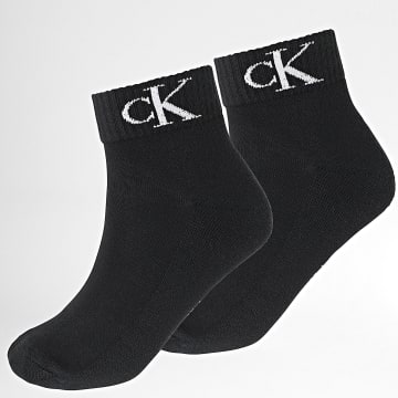 Calvin Klein - Lote de 2 pares de calcetines 701228805 Negro