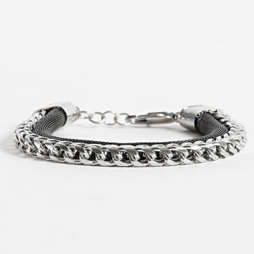 Frilivin - Armband Silber Schwarz
