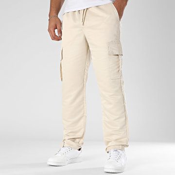 Ikao - Pantalones Cargo Beige