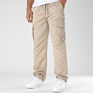 Ikao - Pantalones Cargo Beige