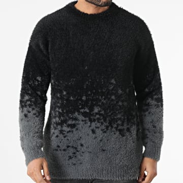 Ikao - Pull Noir Gris Anthracite
