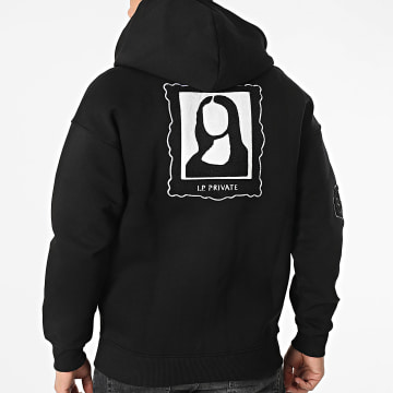 Ikao - Sweat Zippé Capuche Noir