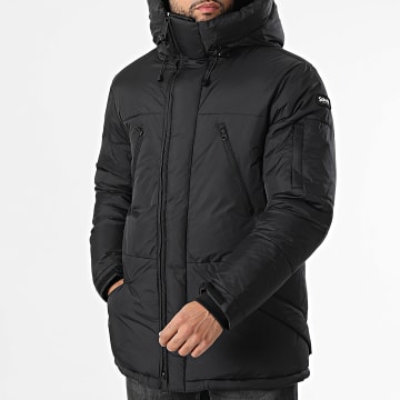 Schott NYC - Parka Capuche Elwin Noir