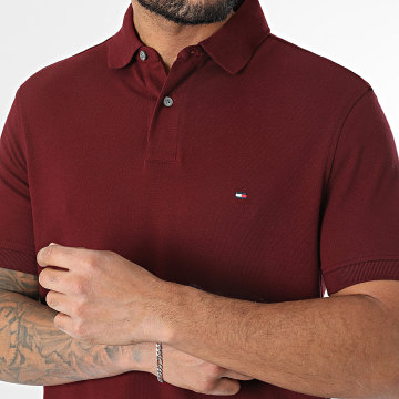Tommy Hilfiger - Polo Manches Courtes 1985 7770 Bordeaux
