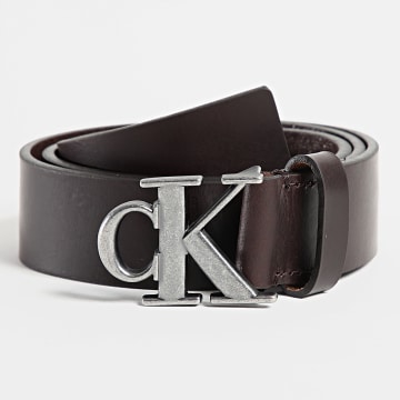 Calvin Klein - Ceinture Round Mono Plaque 2068 Marron