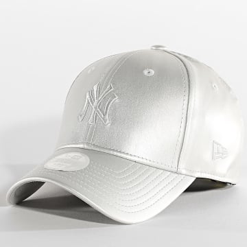 New Era - Casquette Femme 9Forty Midi Pu NY 60580745 Argenté