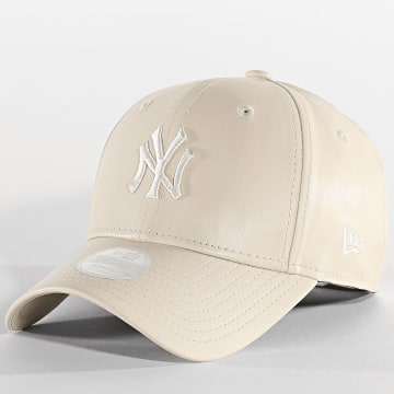 New Era - Casquette Femme 9Forty Midi Pu NY 60580746 Beige