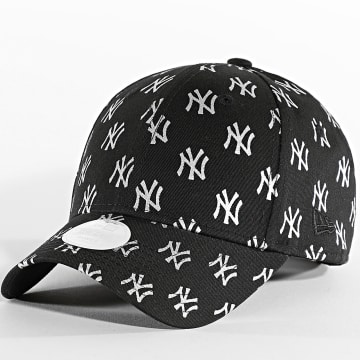 New Era - Casquette Femme Metallic Mono 9Forty NY 60580751 Noir Argenté