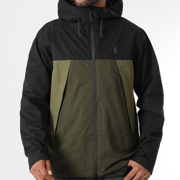 Polo Ralph Lauren - Veste Zippée Capuche Classic Vert Kaki