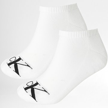 Calvin Klein - Lote de 2 pares de calcetines 701228807 Blanco