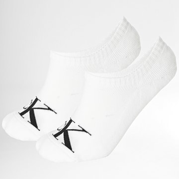 Calvin Klein - Lote de 2 pares de calcetines 701228809 Blanco