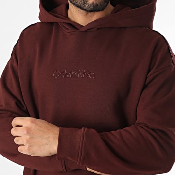 Calvin Klein - Sweat Capuche NM2683E Bordeaux
