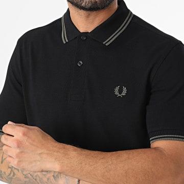 Fred Perry - Polo Manches Courtes Twin Tipped MM3600 Noir