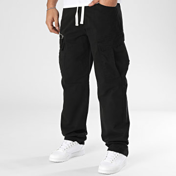 Ikao - Pantalones cargo negros