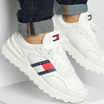 Tommy Jeans - Baskets Technical Runner Essential 1537 Ecru