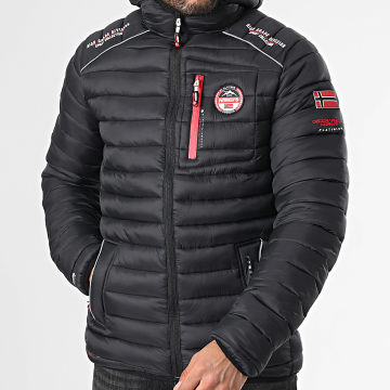 Geographical Norway - Doudoune Capuche Bravick Noir