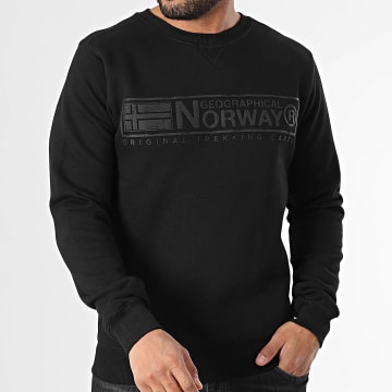 Geographical Norway - Sweat Crewneck Gantoine Noir