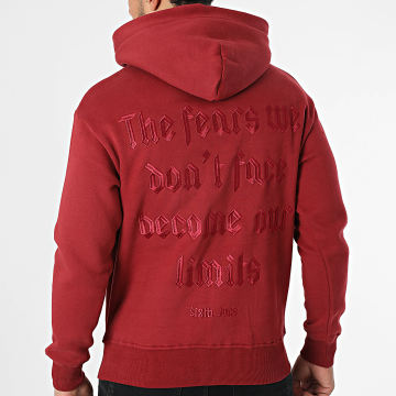 Sixth June - Sudadera con capucha Burdeos