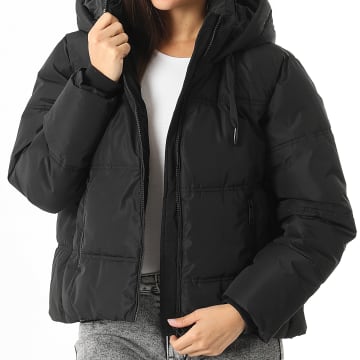Vero Moda - Sophie Abrigo negro con capucha para mujer