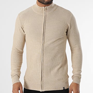 Classic Series - Gilet Zippé Marland 35-717 Beige Chiné
