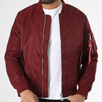 Mackten - Veste Bomber Bordeaux