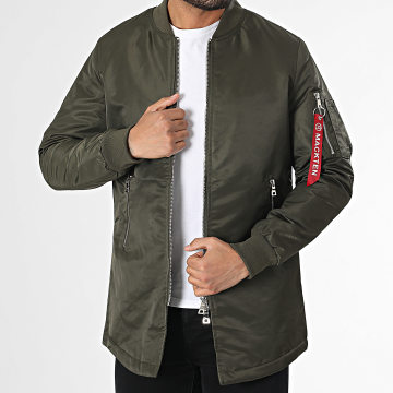 Mackten - Veste Longue Vert Kaki