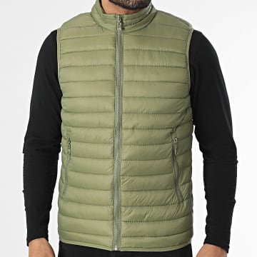 Classic Series - Abrigo sin mangas verde caqui