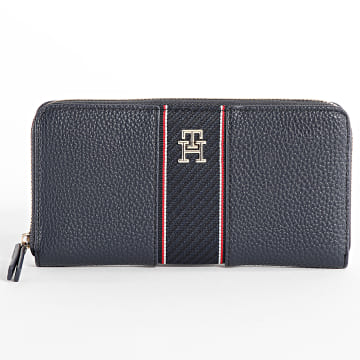 Tommy Hilfiger - Portefeuille Femme Legacy Large 6921 Bleu Marine