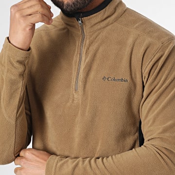 Columbia - Klamath Range Felpa in pile con collo a zip 1352472 Cammello