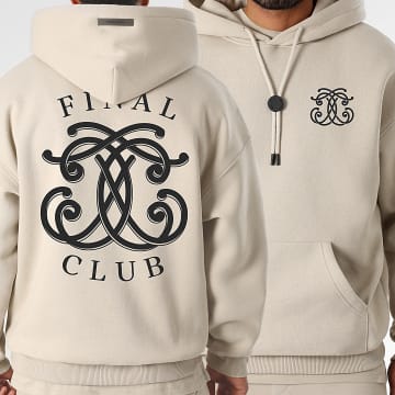 Final Club - Sudadera con capucha Embleme Back Beige