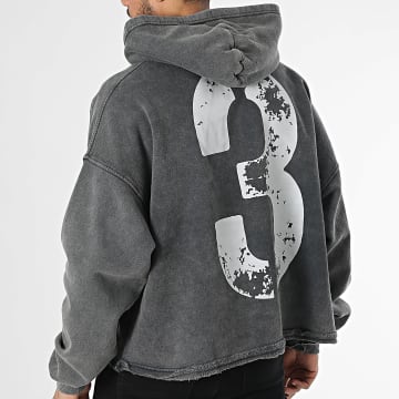 Ikao - Sweat Capuche Gris Anthracite