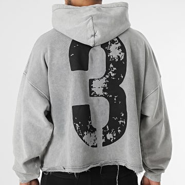 Ikao - Sweat Capuche Gris