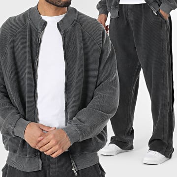 Ikao - Ensemble De Survetement Gris Anthracite