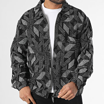 Ikao - Veste Zippée Noir Blanc