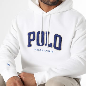 Polo Ralph Lauren - Logo Fleece Hoody Blanco