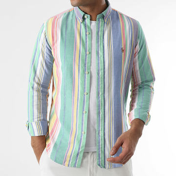 Polo Ralph Lauren - Chemise Manches Longues Slim Fit Classics Multi