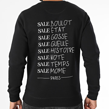 Sale Môme Paris - Sweat Crewneck Sale Listing Noir Blanc