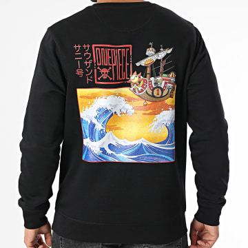 One Piece - Kanagawa Sudadera de cuello redondo Negro